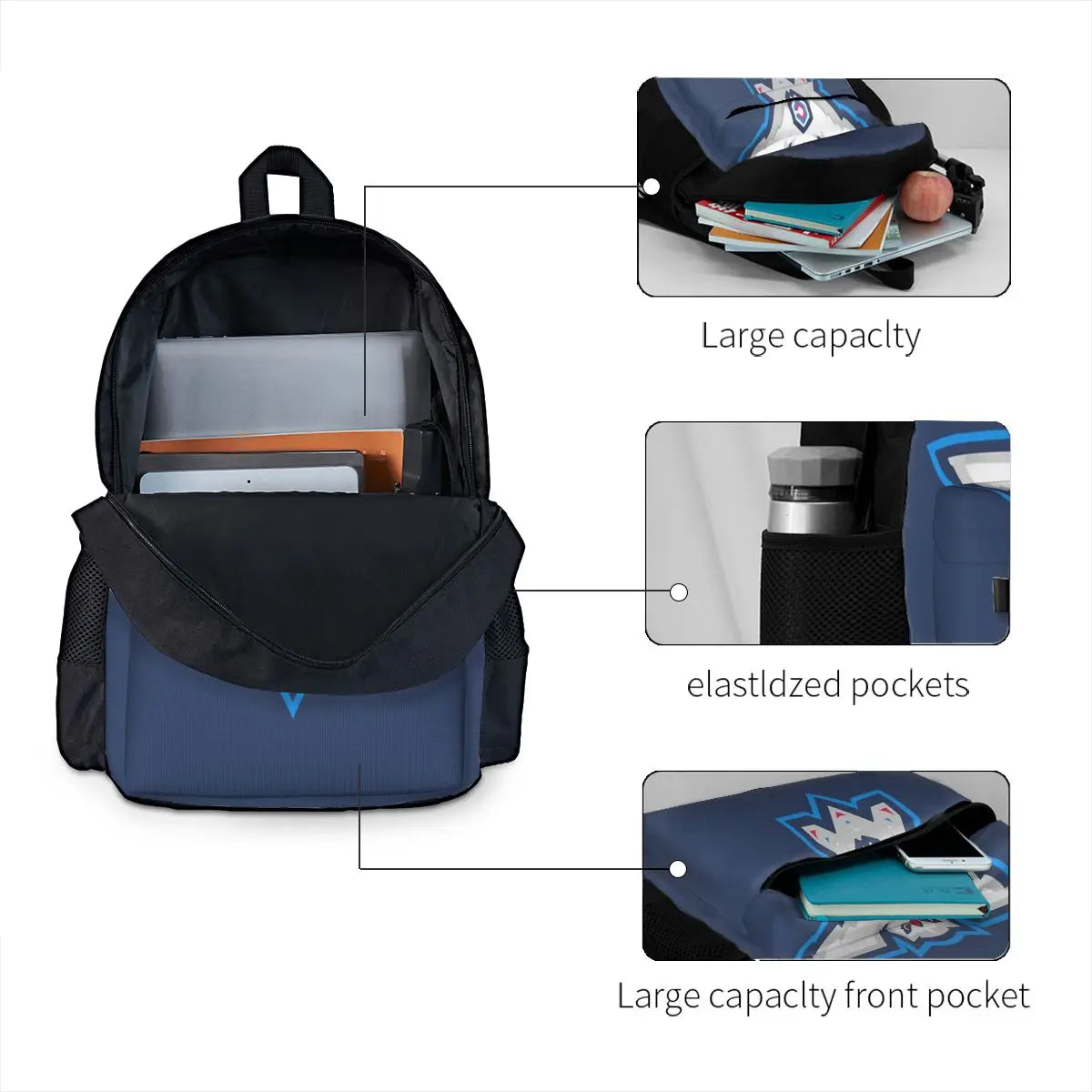 Quebec City Citadelles Backpacks Men's and Women's Bags