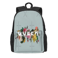 Vintage Queer Roses Backpack for Men and Women