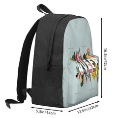 Vintage Queer Roses Backpack for Men and Women