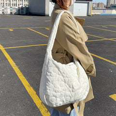 Quilted Women Tote Handbag Shoulder Bags Large Capacity Messenger Bags Lady Bags