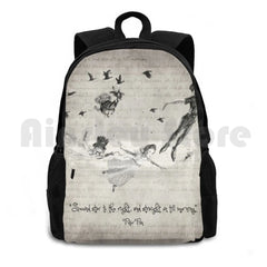 Outdoor Hiking Backpack Waterproof Camping Travel Vintage Book