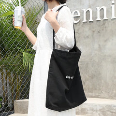 Casual Art Letter Shoulder Bag Printed Crossbody Bags