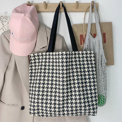 Retro Canvas Shoulder Bag for Women Large Capacity Handbag