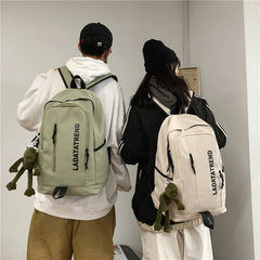 Casual Nylon School Bags for Girls College Travel Backpack