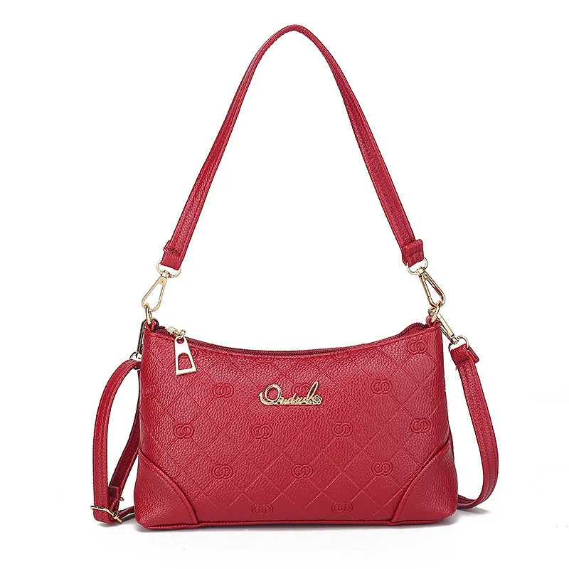 Women's Leather Crossbody Shoulder Bag