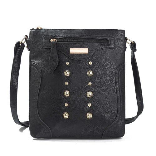 Double Layer Shoulder Bag High PU Leather Women Messenger Bags