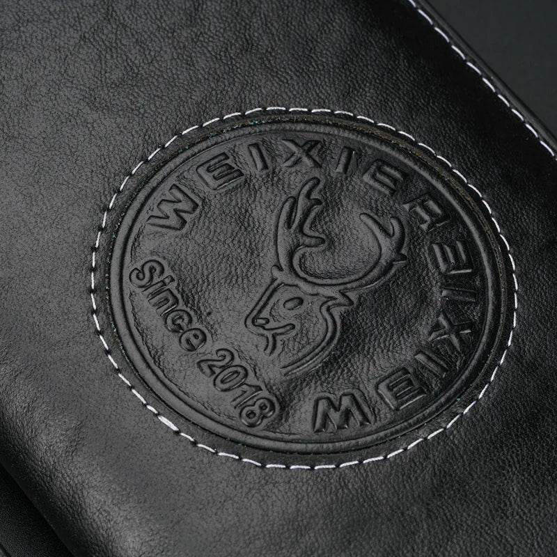 RFID Anti-theft Leather Wallet Men's Bag Vintage HandBag Clutch Carteras