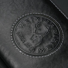 RFID Anti-theft Leather Wallet Men's Bag Vintage HandBag Clutch Carteras