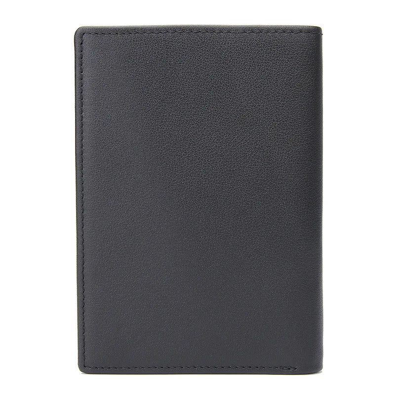 RFID Blocking Leather Passport Holder Cover Case & Travel Wallet