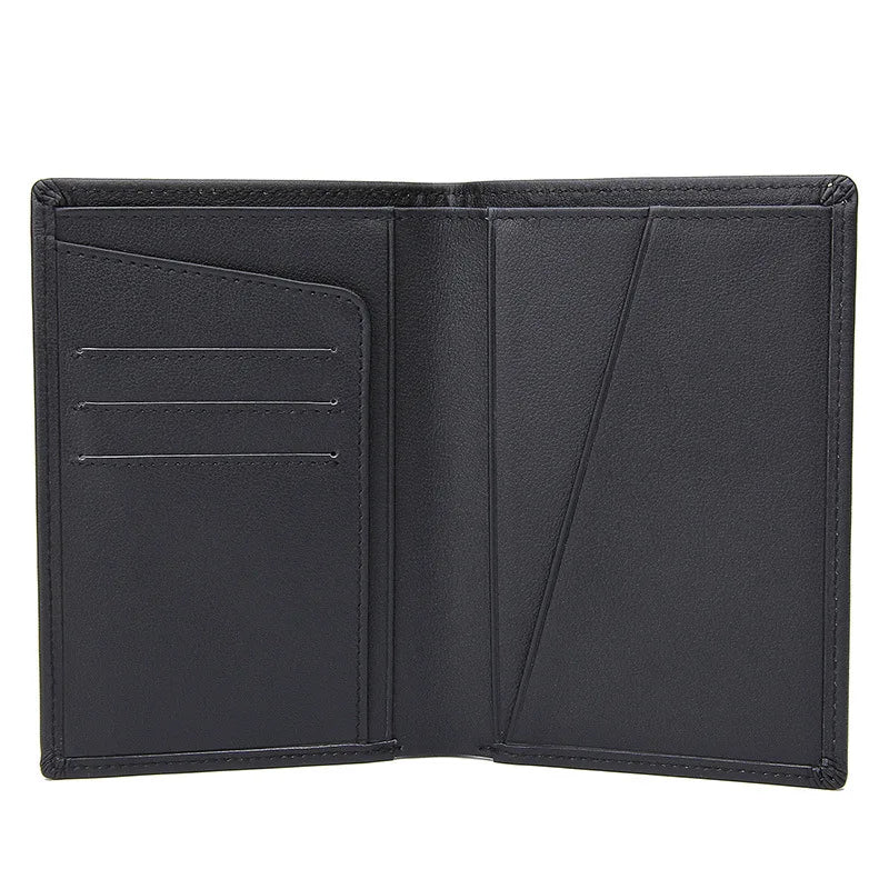 RFID Blocking Leather Passport Holder Cover Case & Travel Wallet