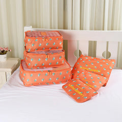 6Pcs/set Waterproof Baggage Travel Organizer Bags