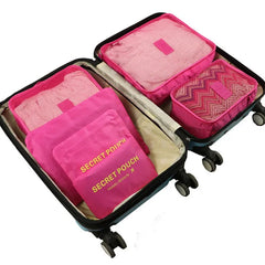 6Pcs/set Waterproof Baggage Travel Organizer Bags