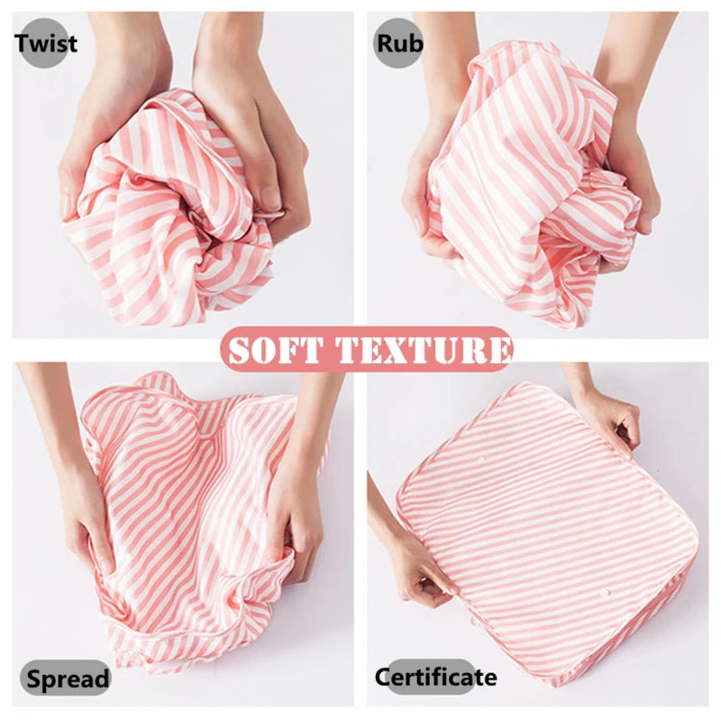 6PCS Waterproof Travel Mesh Bag Luggage Organizer Packing Cube