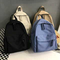 RYFIX Canvas Women Backpack Anti-theft Shoulder Bag For Teenager Girl