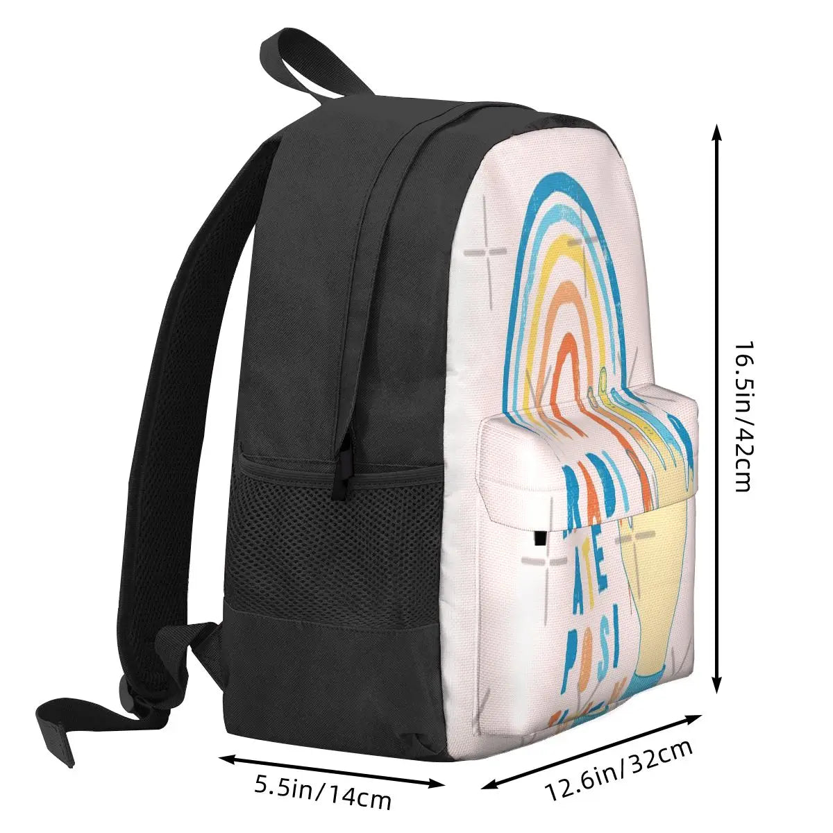 Radiate Positivity 3 Backpacks Men's Backpacks Bags For Women Recycled Kids Back