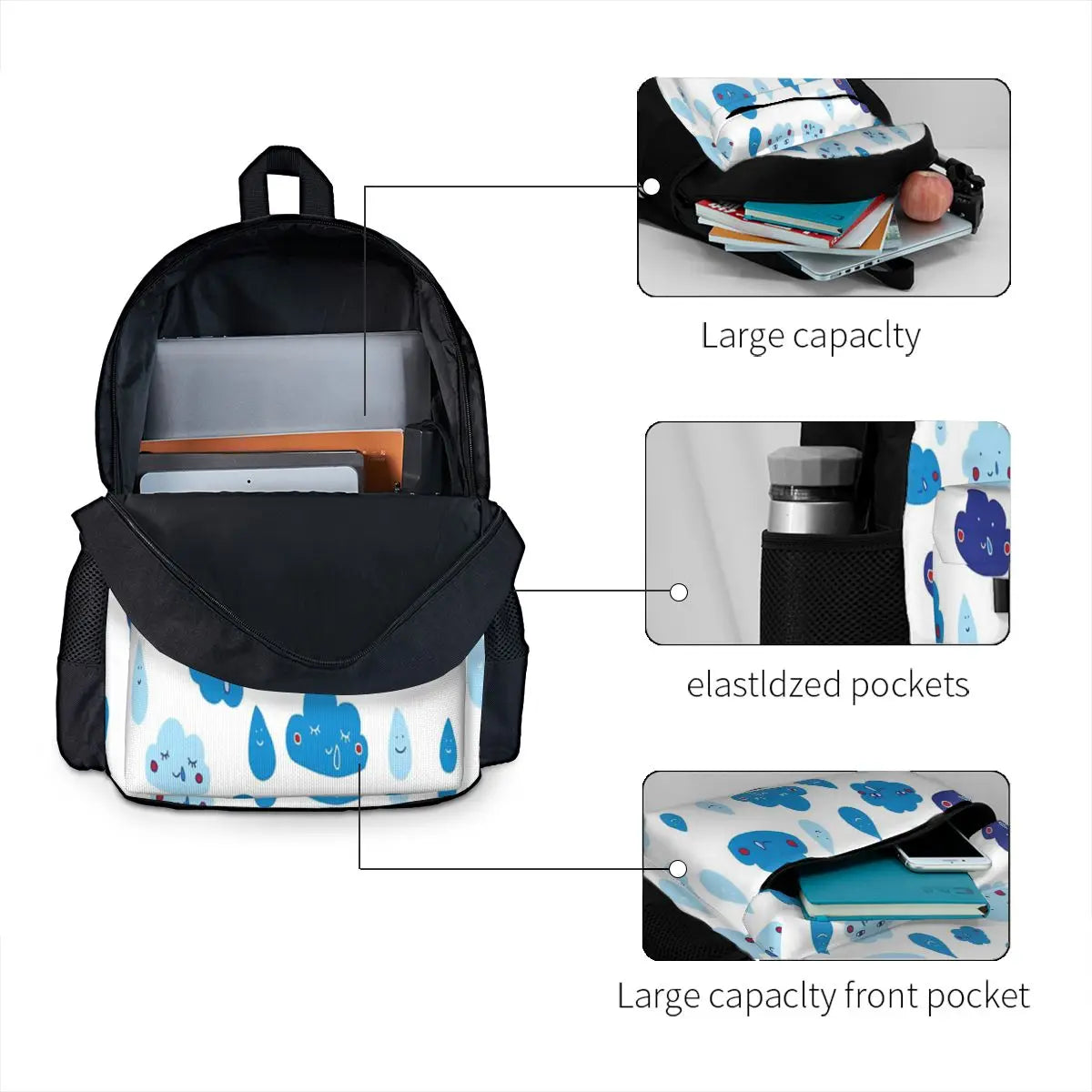 Men's Waterproof Backpack Rain With A Chance Of Backpacks
