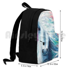 Rainbow Horse Outdoor Hiking Backpack Waterproof Camping Travel