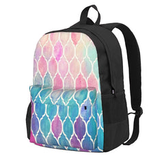 Pastel Watercolor Moroccan Backpacks