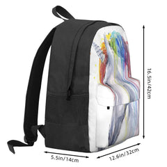 Rainbow Unicorn Watercolor Backpack Men's Women's Print