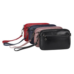 Leather Shoulder Bags Small Messenger Bags Casual Clutch Bags