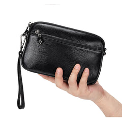 Leather Shoulder Bags Small Messenger Bags Casual Clutch Bags