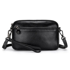 Leather Shoulder Bags Small Messenger Bags Casual Clutch Bags