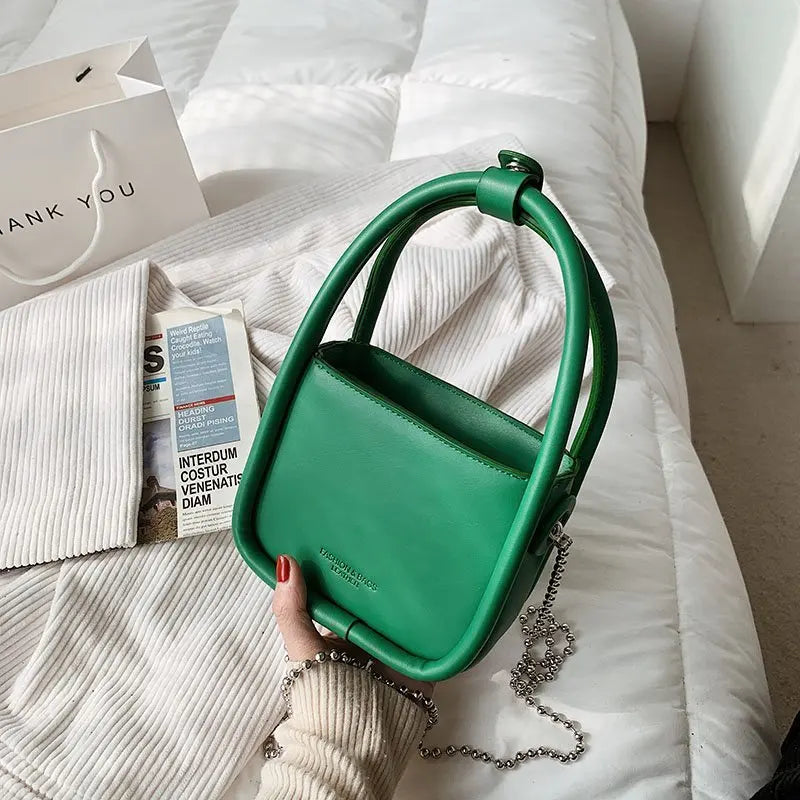 Genuine Leather Women's Saddle Bag Spring Shoulder Messenger Cowhide Armpit Bag
