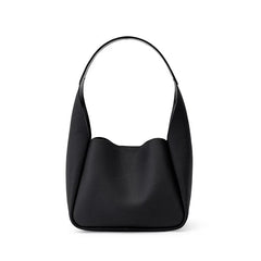 Real Leather Women's Shoulder Bag Handbag First Layer Cowhide Bucket Cabbage Bas