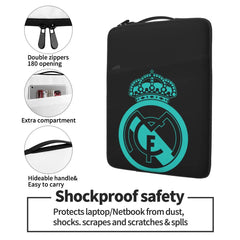 Real Madrid Waterproof Laptop Bag 13-15 Inches