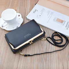 Rectangle Crossbody Bag PU Leather Shoulder Messenger Bag Handbag