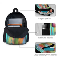 Red Flower Candy Meadow Backpacks Men's Backpacks Bags For Women