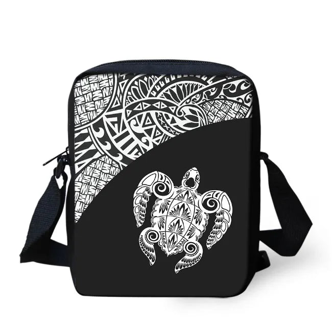 Red Northern Mariana Islands Shoulder School Messenger Bag