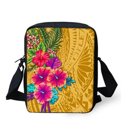 Red Northern Mariana Islands Shoulder School Messenger Bag