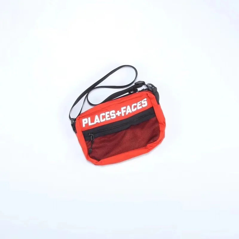 Reflective P+F Waist Bag Hip Hop Package Couple Crossbody Satchel