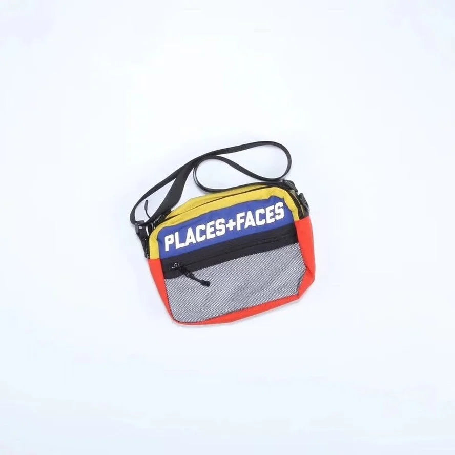 Reflective P+F Waist Bag Hip Hop Package Couple Crossbody Satchel