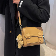Retro Messenger Bag Women's Mini Flap Bag All-match Side Bag for Ladies
