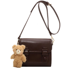 Retro Messenger Bag Women's Mini Flap Bag All-match Side Bag for Ladies