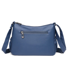 Retro Messenger Pack Shoulder Bag Ladies PU Leather Crossbody Handbag