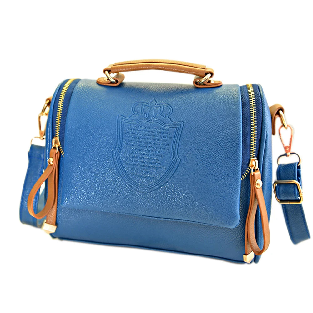 Retro British Style Handbag Women Shoulder Slope Bag-WT