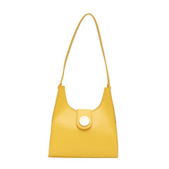 Retro Bucket Bag PU Leather Handbag Large Capacity Shoulder Messenger Bag