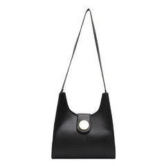 Retro Bucket Bag PU Leather Handbag Large Capacity Shoulder Messenger Bag