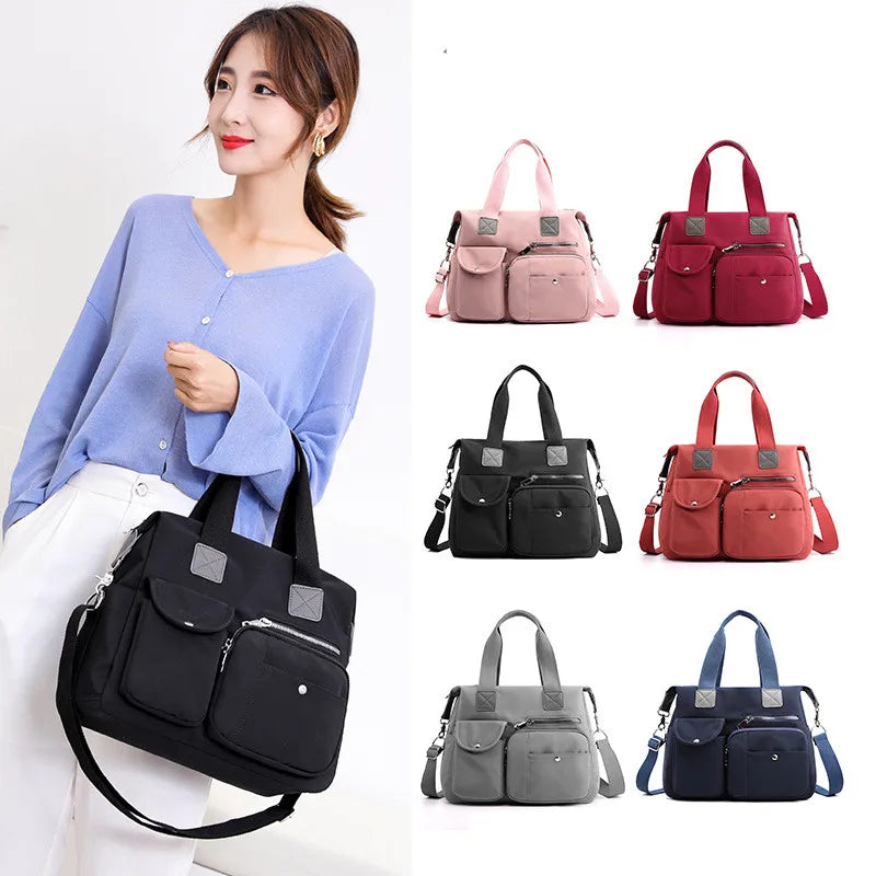 Canvas Women's Large-capacity Shoulder Bag
