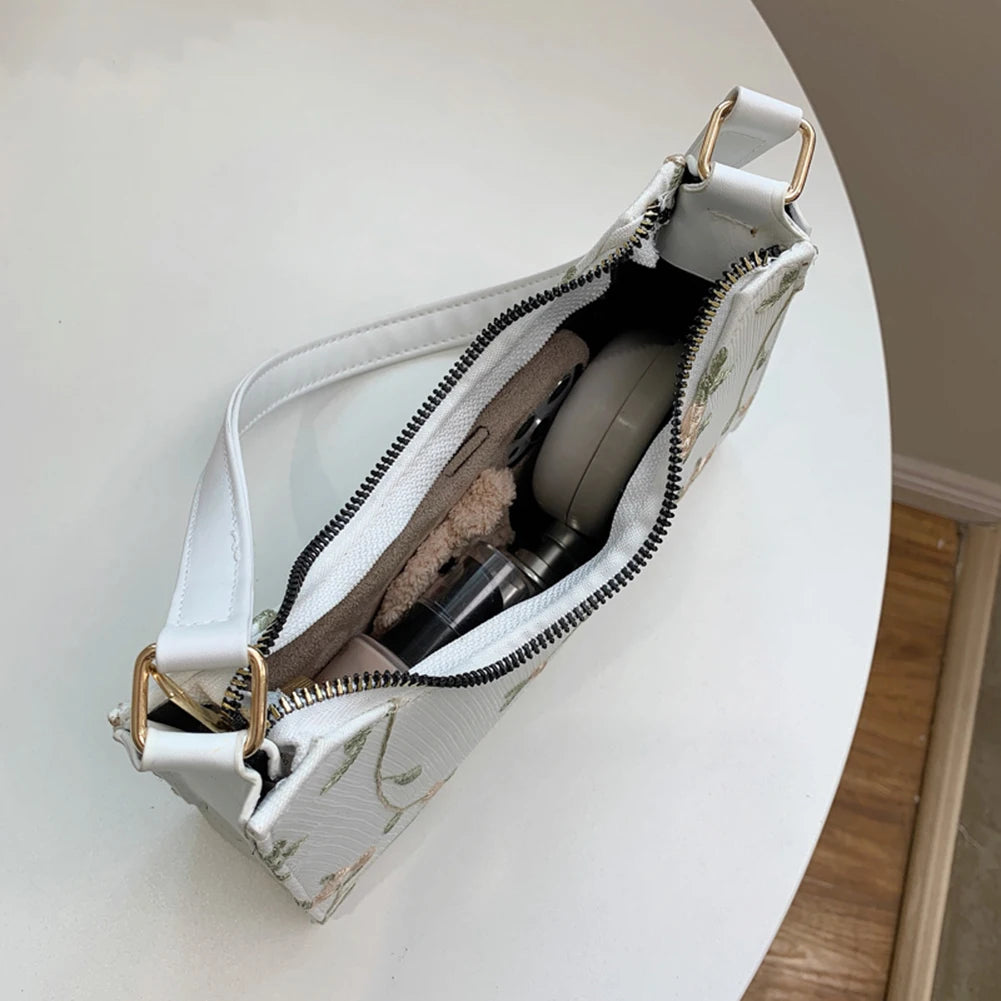 Vintage Lace Flower Shoulder Bag for Women