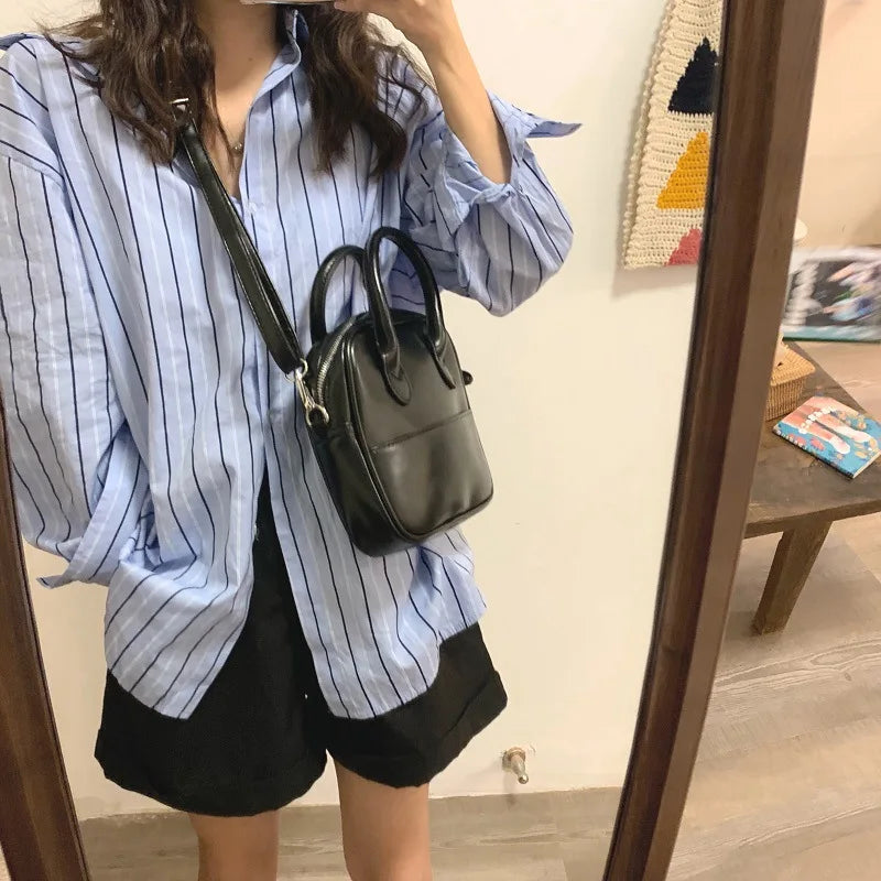 Retro Women Tote Purse Handbags PU Leather Ladies Shoulder Messenger Bags