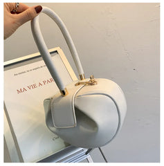 Retro Female Dumpling Bag Round Handbag Lady Shoulder Bags