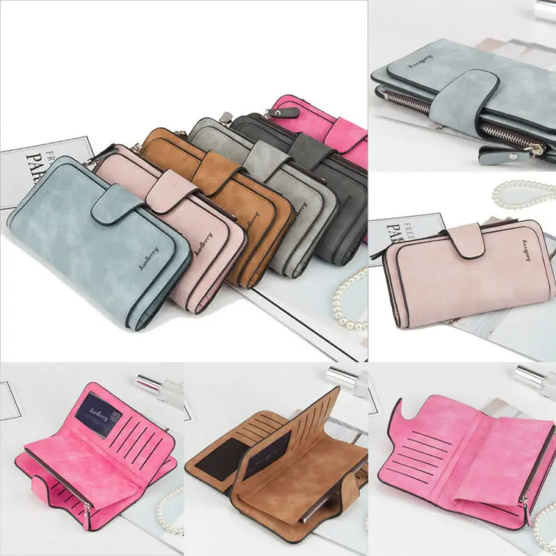 Retro Glam Women Long Lady Wallets