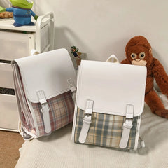 Retro Japanese Schoolbag Women Backpack Large Capacity Rucksack