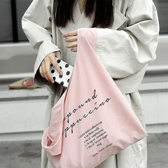 Retro Literary Canvas Bag Women Shoulder Bag Shopping Bag Shopper Ladies