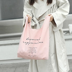 Retro Literary Canvas Bag Women Shoulder Bag Shopping Bag Shopper Ladies