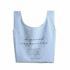 Retro Literary Canvas Bag Women Shoulder Bag Shopping Bag Shopper Ladies